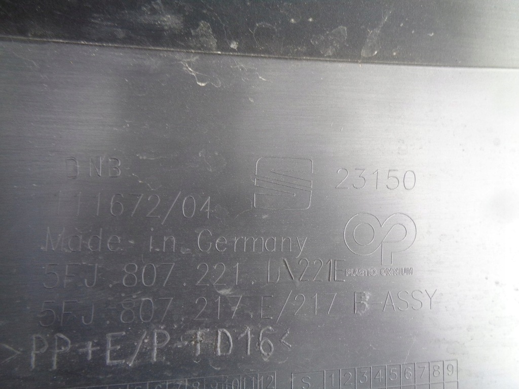 фото №11, Seat tarraco 5fj бампер перед чёрный 5fj807221d