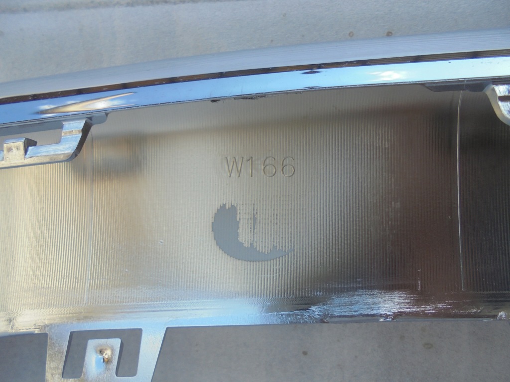 фото №9, Новий ori eu хром молдинг бампера задня mercedes ml w166 a1668852374