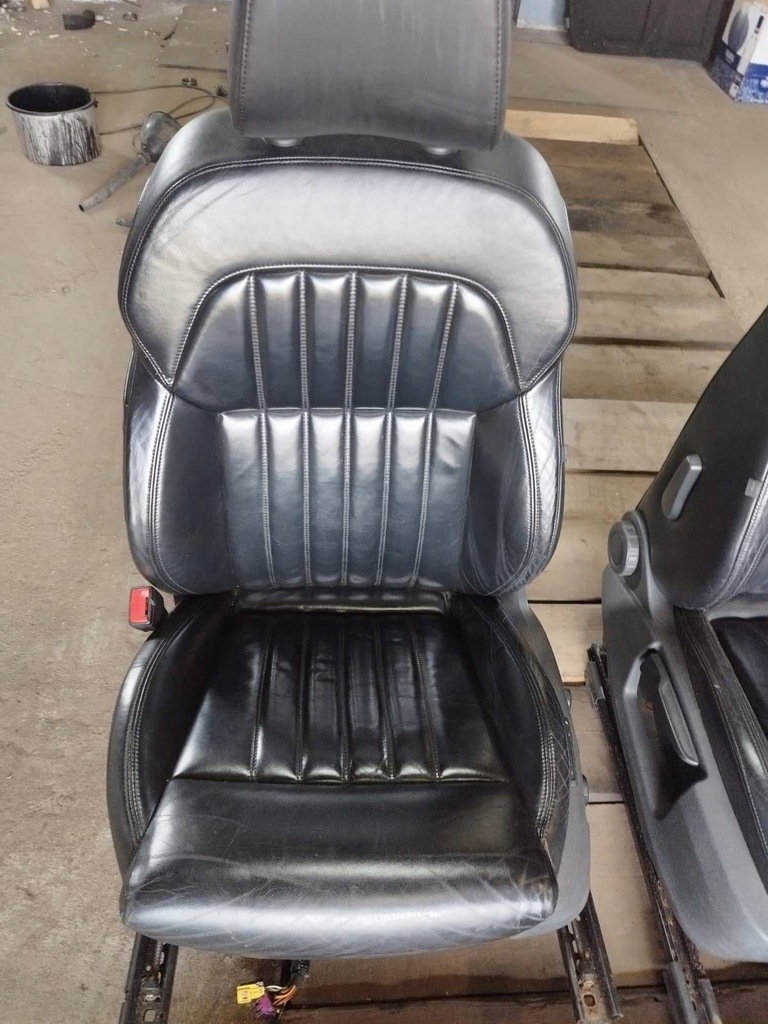 фото №5, Skoda superb iii сиденья / заднее сиденье / комплект кожа подогрев