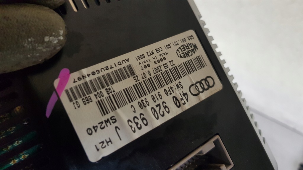 фото №7, Бортовой компьютер набор audi a6 c6 2.7 tdi