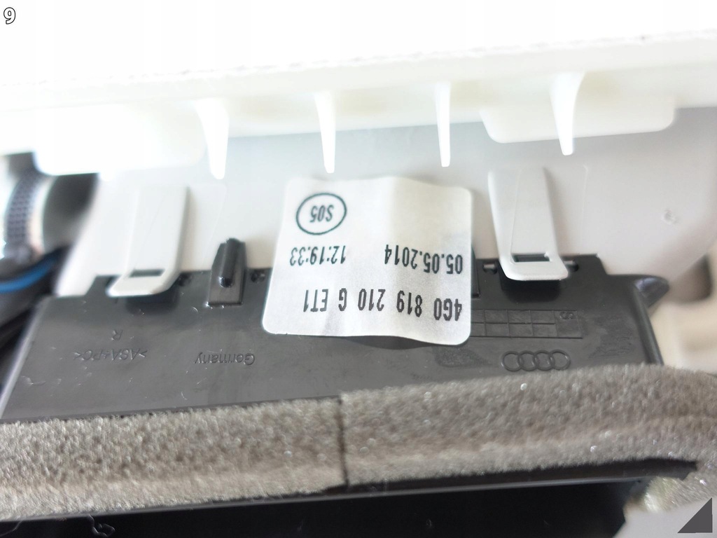 фото №10, Audi a8 s8 4h0 d4 lift 09-17 верхній обшивка захист правого стійка b