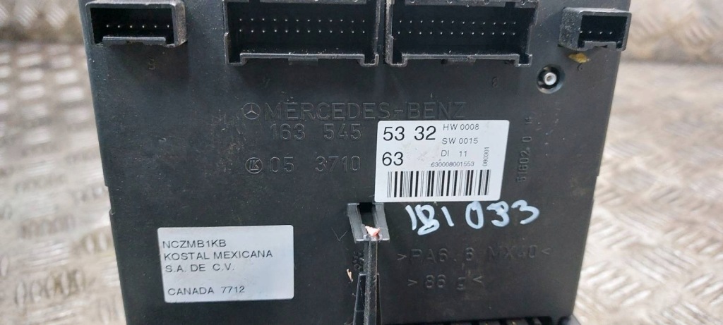 фото №4, Модуль sam mercedes ml i w163 1635455332