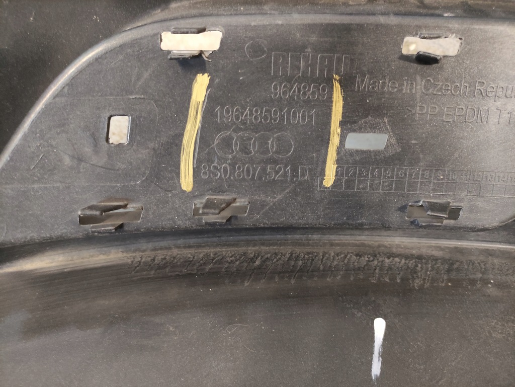 фото №9, Audi tt tts 8s s-line диффузор накладка задняя