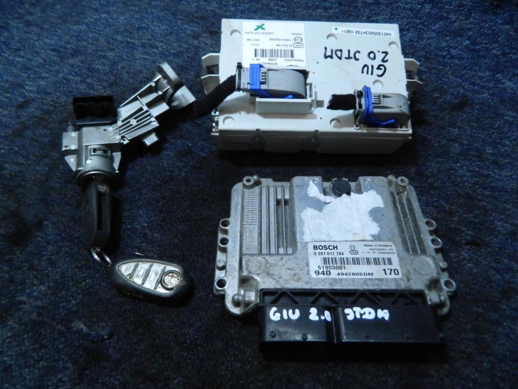 фото №1, Бортовой компьютер замок зажигания bsi alfa romeo giulietta 2.0jtdm
