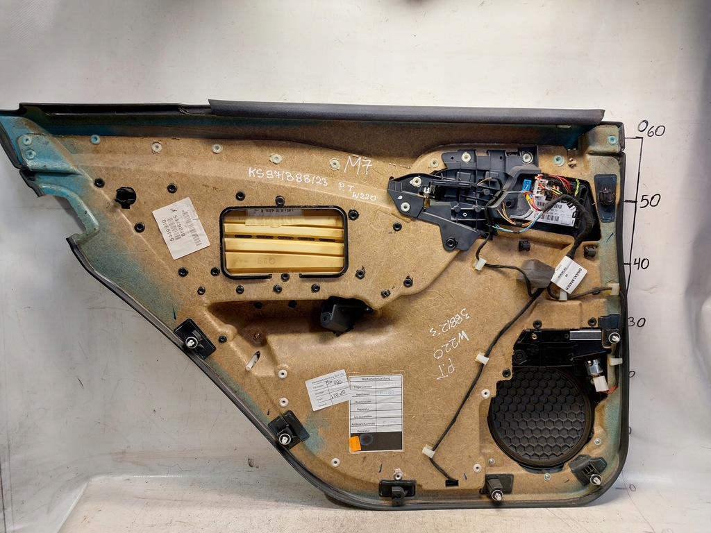 фото №13, Обшивка оббивка двері правий задня mercedes w220