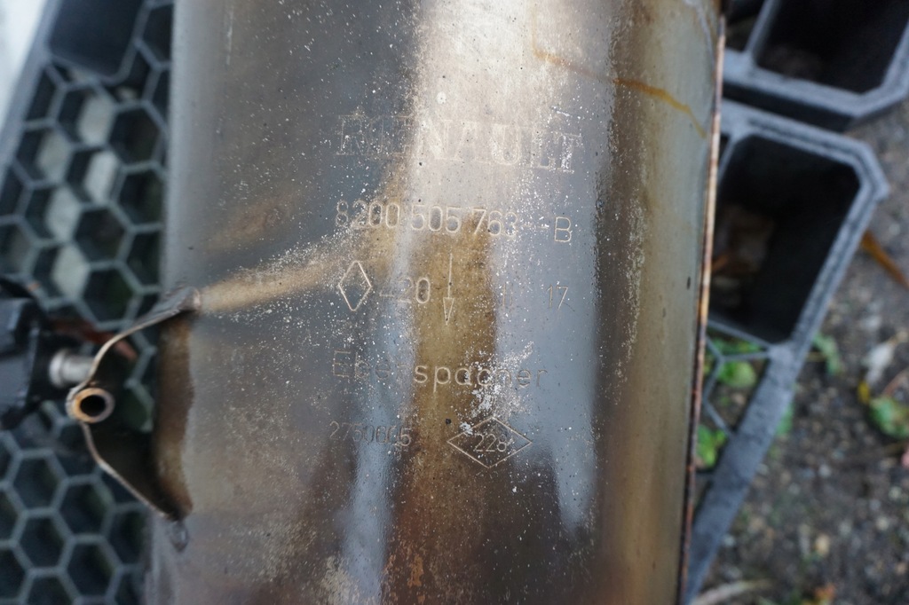 фото №3, Гасник кінцевий труба 1,5 dci renault kangoo ii iii 08-