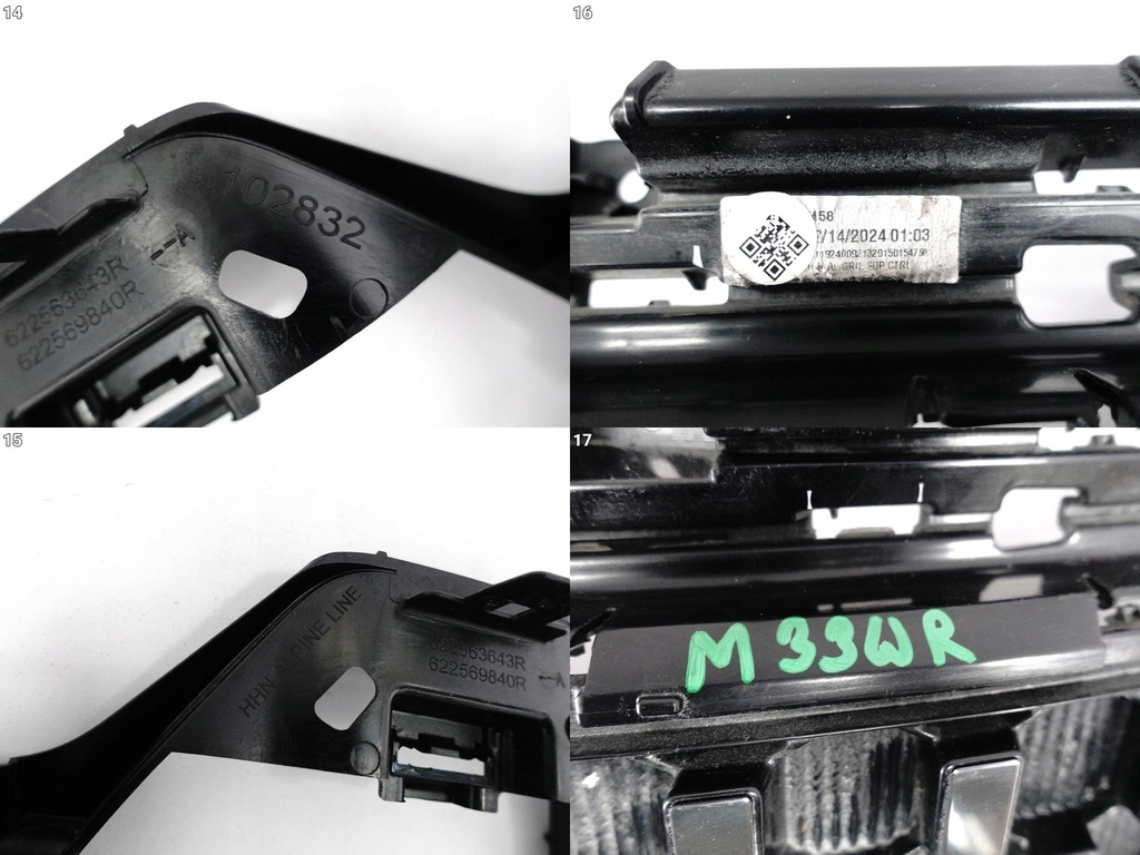 фото №15, Renault austral alpine line hhn 22- решітка радіатора решітка радіатора решітка w бампер перед