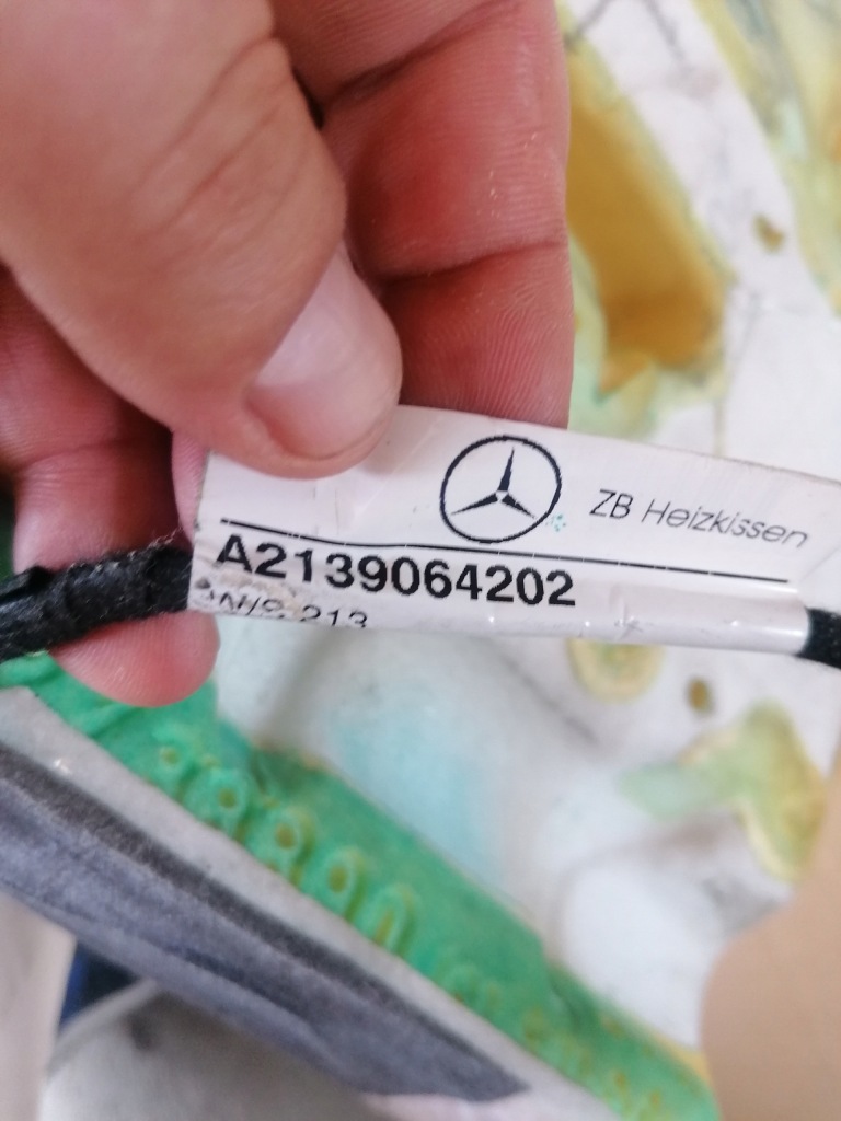 Mercedes w213 мат сиденье подогрев левая подогрев с Разборки