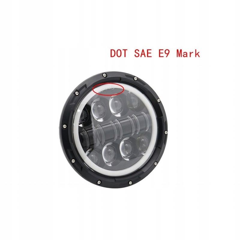 фото №8, Dodge dakota лампа передня 7" full led 1szt