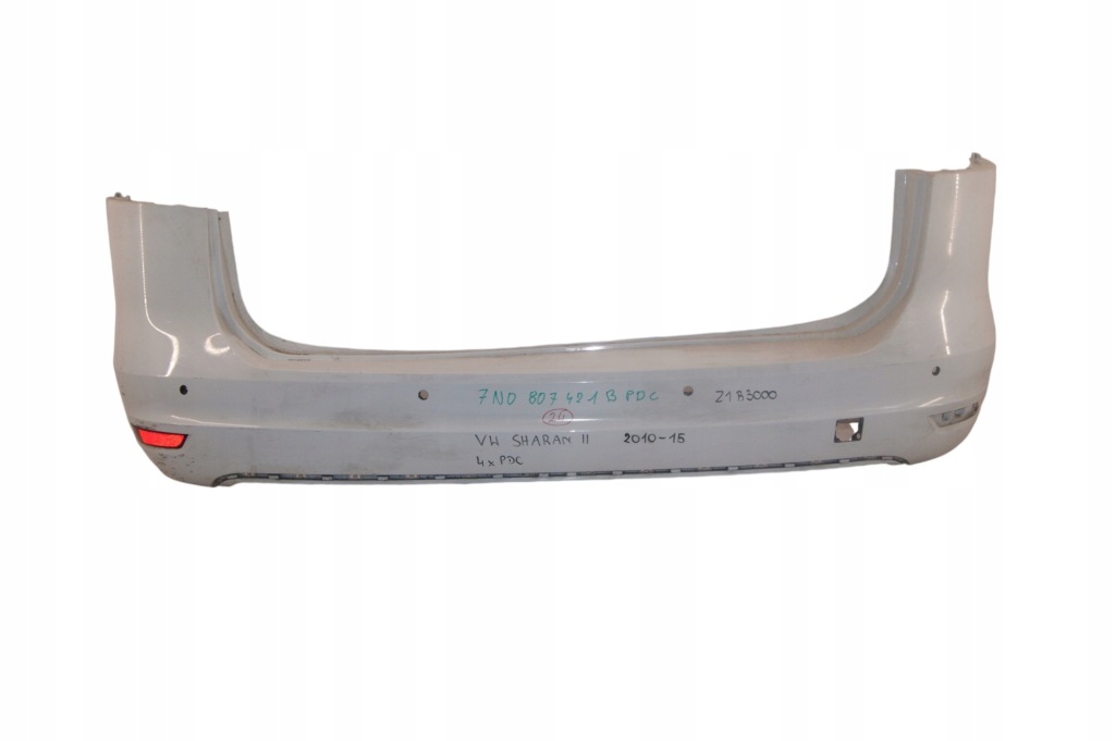 фото №6, Vw sharan ii 2 2010- бампер задний задняя 7n0
