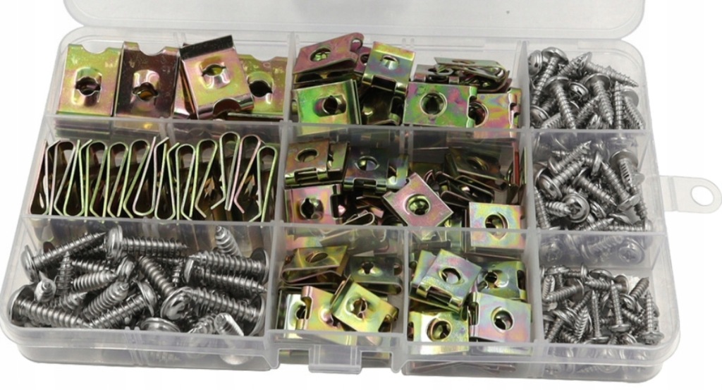 Гвинти i пластини монтажні комплект панелі бічний гайки автомобільні u 200szt Зі Шроту