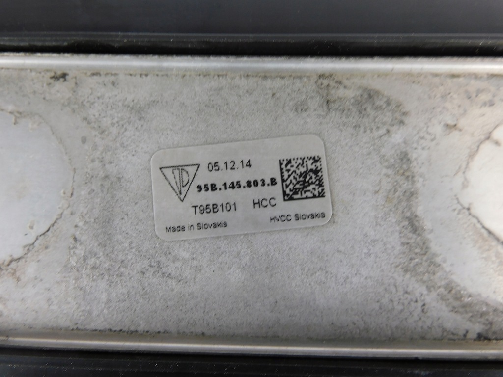 фото №9, Porsche macan 95b радиатор воздуха интеркулер левый porsche 95b145803b