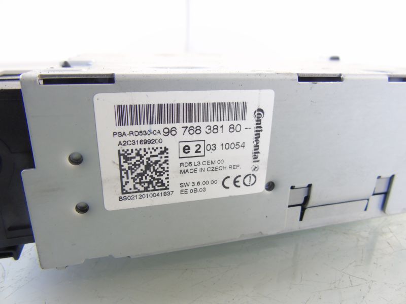 фото №3, Citroen c4 ii b7 радіо 9676838180 cd