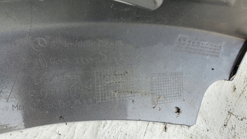 фото №10, Mercedes b w246 11- бампер перед оригінал