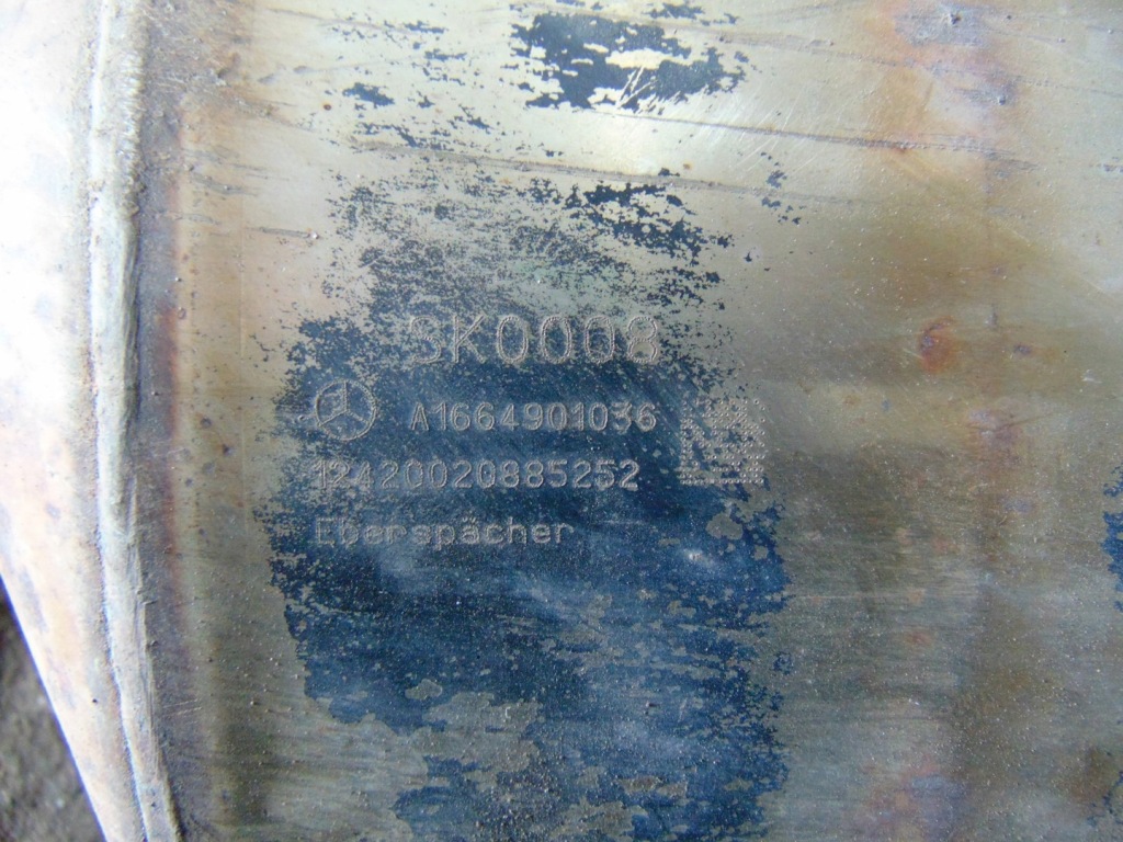 фото №5, Гаситель конечный выхлоп катализатор w166 3.0 cdi