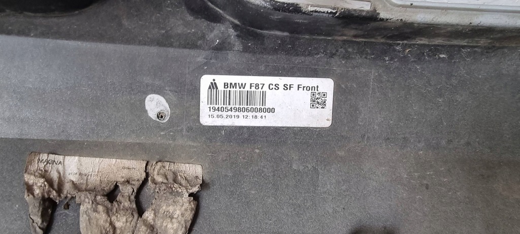 фото №12, Бампер перед bmw m2 f87 cs competition lci lift