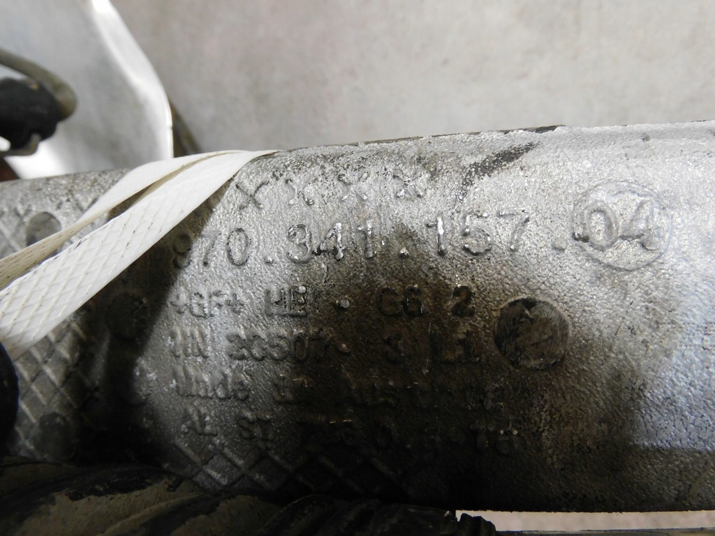 фото №15, Porsche panamera 970 поворотный кулак левая перед суппорт рычаг амортизатор 97034115704