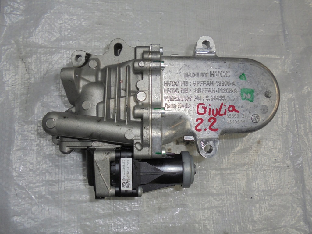 фото №1, Клапан egr alfa romeo giulia 2.2 радиатор выхлопных газов