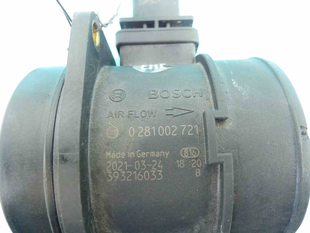 фото №7, Расходомер kia carnival ii 05-14 0281002721, 393216033 2.9 crdi