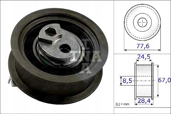 фото №1, Ina ролик napcza audi a1 2.0 tfsi quattro 8x1. 8x
