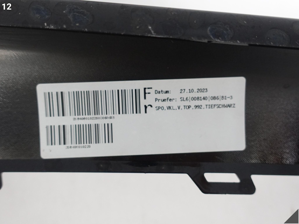 фото №13, Porsche 911 992 turbo s 20- бампер спойлер накладка перед tiefschwarz