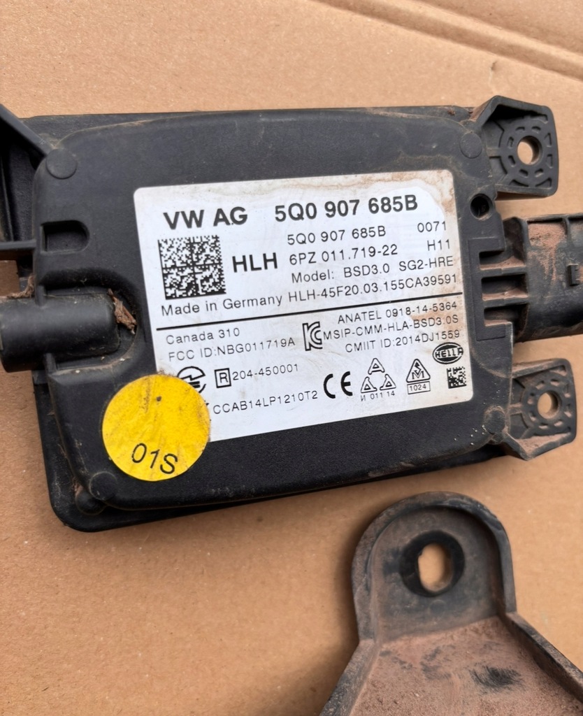 фото №2, Skoda superb iii 15- радар асистент distronic 5q0907685b