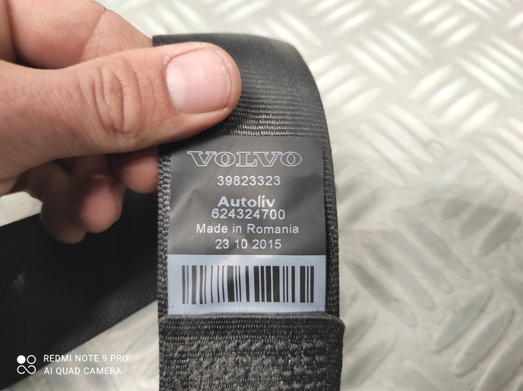 фото №13, Ремни pas безопасности задние kpl. volvo s60 v60