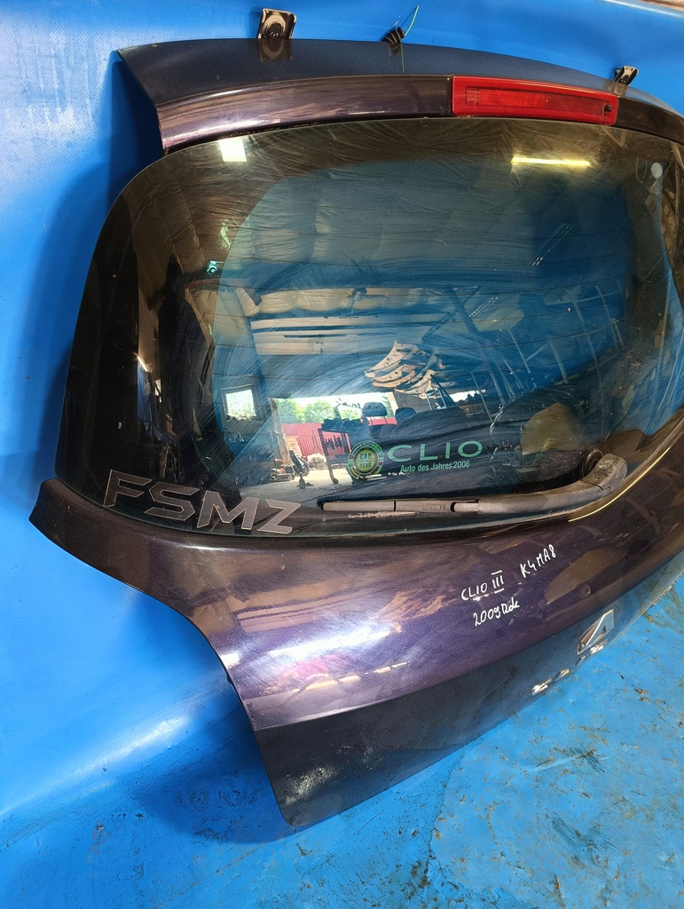 фото №3, Крышка багажника задняя задняя багажника renault clio iii k4ma8 09r.
