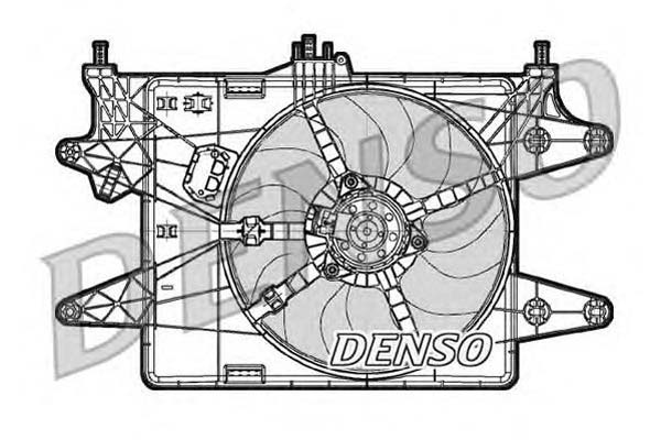 Купити Denso вентилятор радіатора fiat doblo cargo 1.4 2