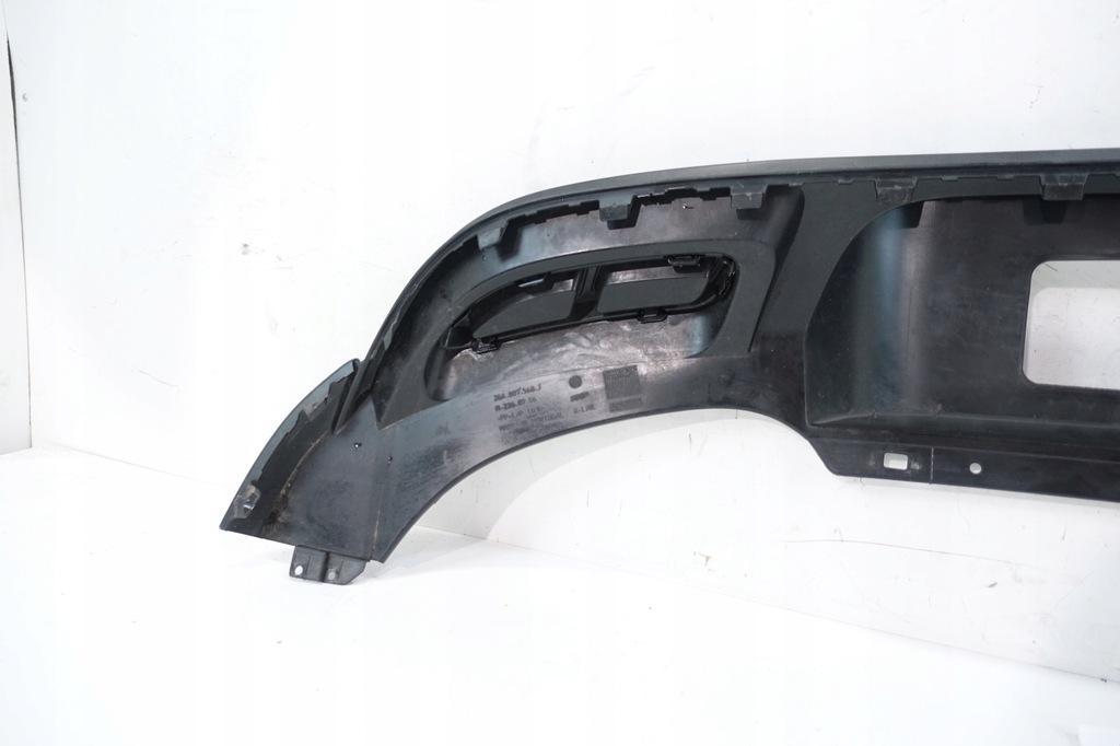 фото №5, Vw t-roc lift r-line 2021- спойлер диффузор накладка бампера задняя 2ga807568j