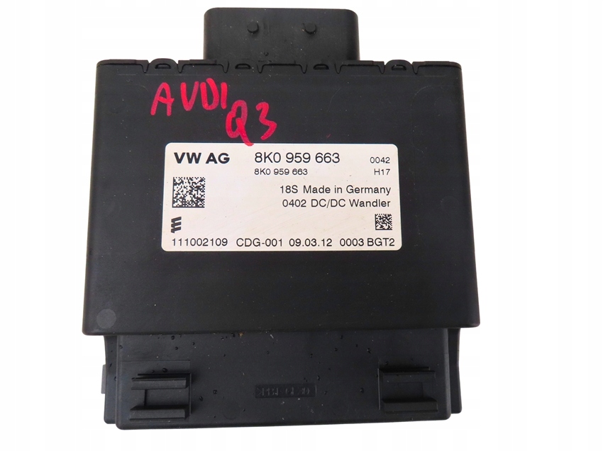 фото №1, Стабилизатор напряжения модуль audi q3 8u 2011-2018 rok 8k0959663