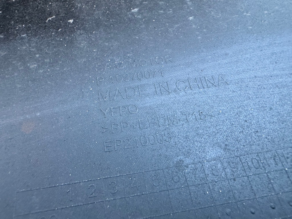 Бампер задний  задний mg marvel r 21+ electric 4pdc диффузор спойлер p10970071 Оригинал