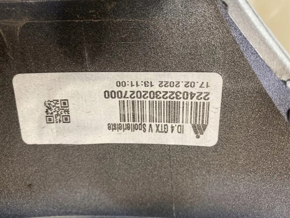 фото №8, Vw id4 id.4 накладка кронштейн молдинг бампера