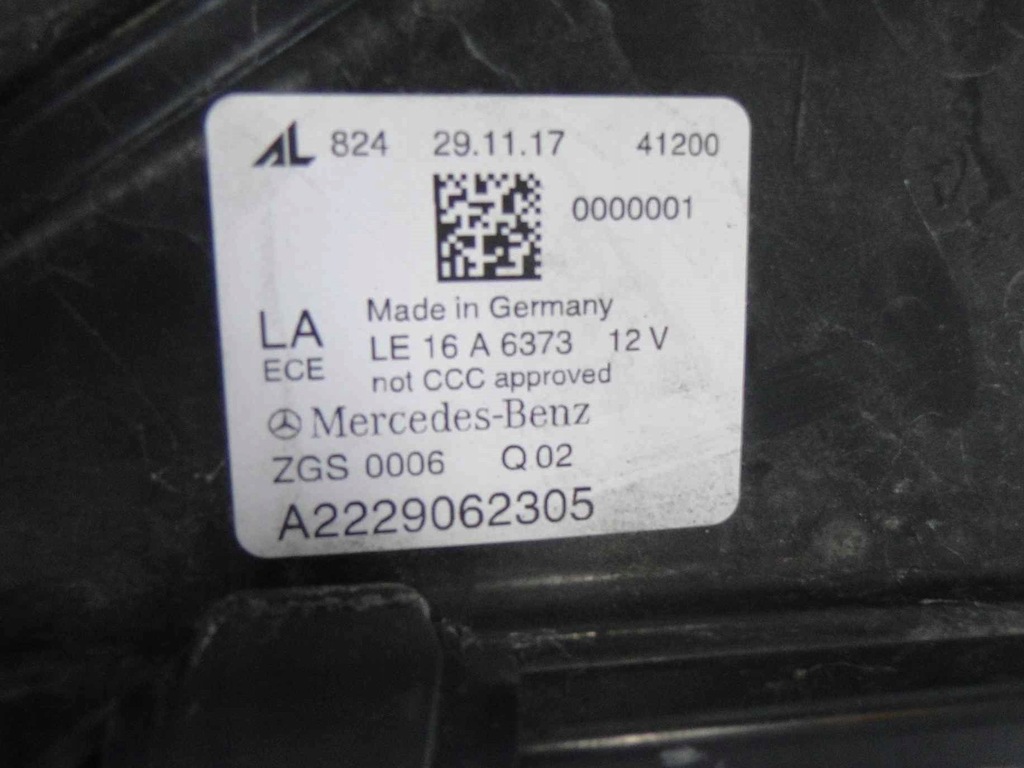 фото №12, Mercedes s w222 222 lift лампа левая multibeam led