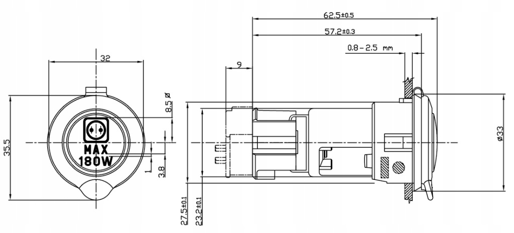 фото №3, Роз'єм прикурювача fiat punto stilo alfa lancia