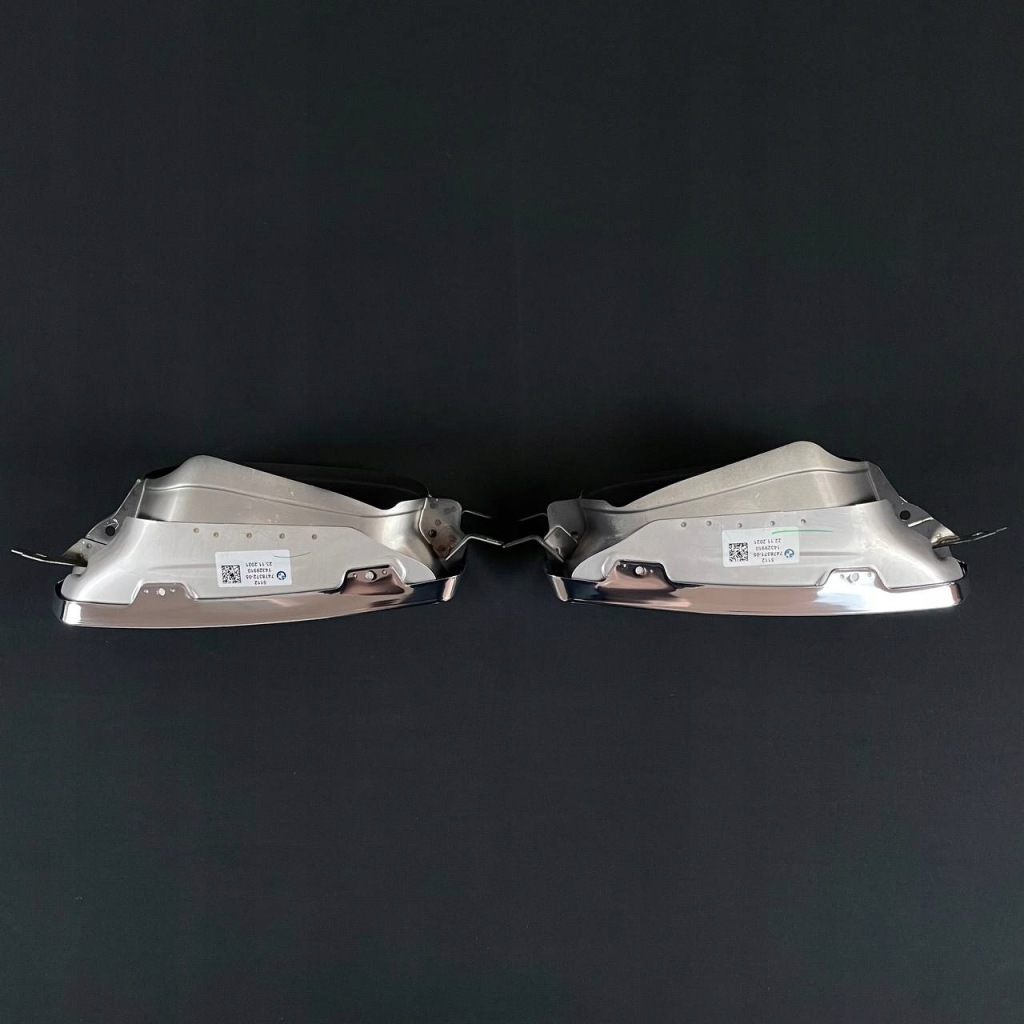 Bmw 7' g12 lci, защита трубы выпускной левая+ правое хром 7478371, 7478372 Киев