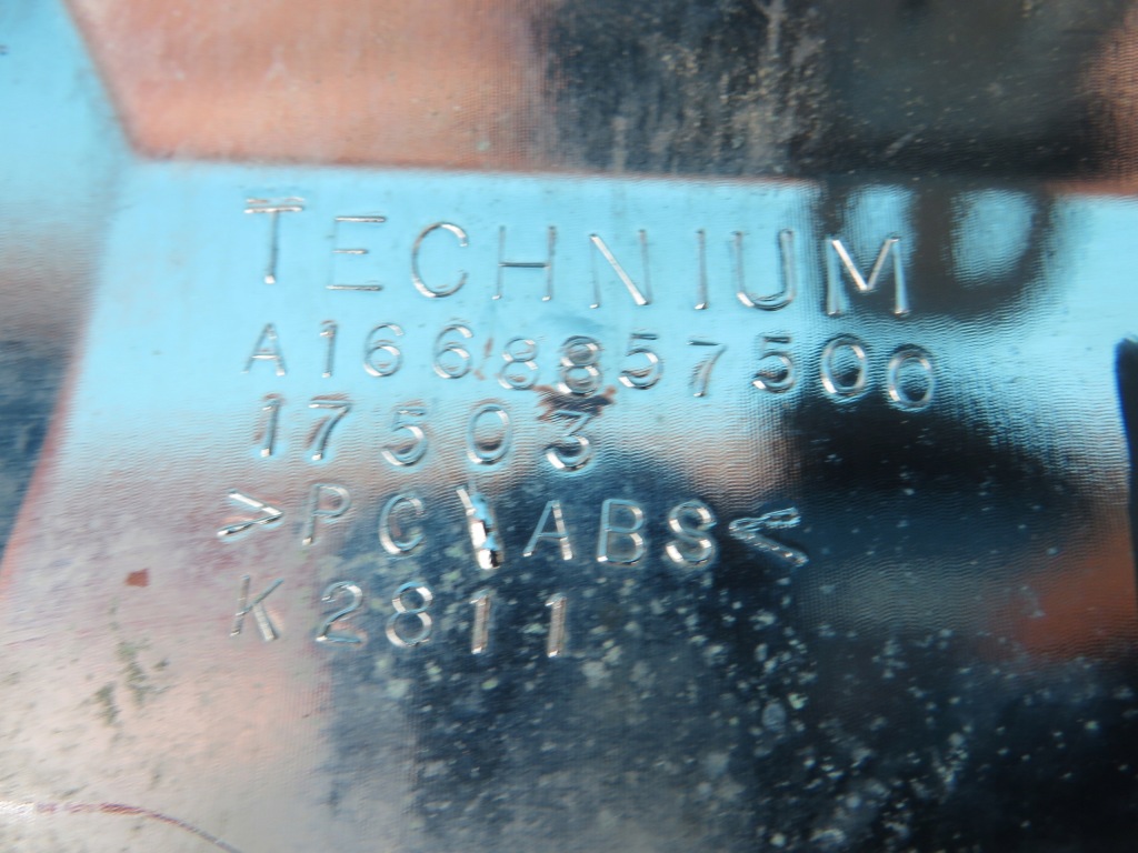 фото №7, Mercedes ml w166 молдинг бампера хром задняя