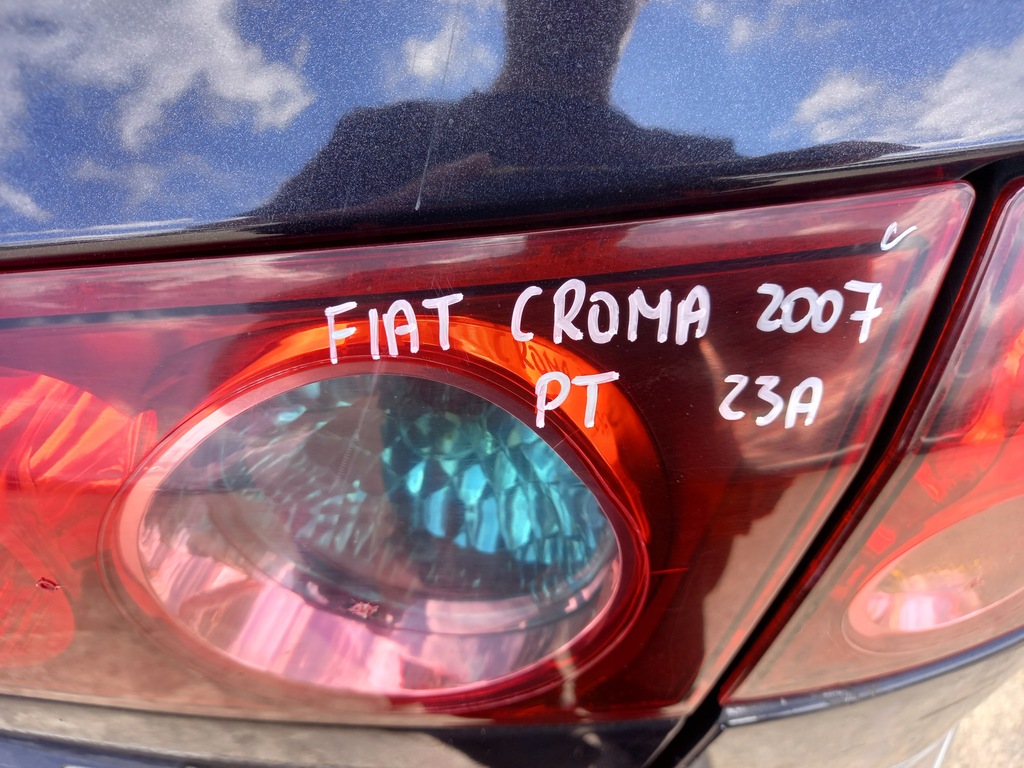 фото №6, Fiat croma лампа правый задняя правая задняя крышка багажника крышка