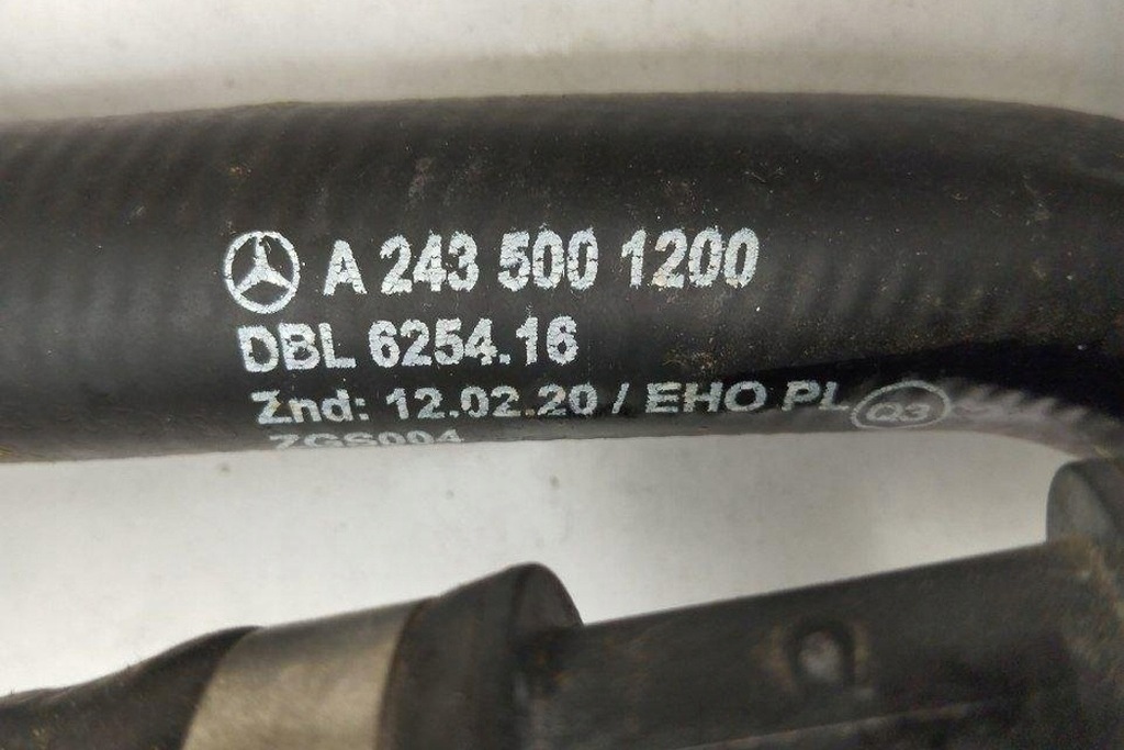 фото №8, Труба охлаждение mercedes-benz eqb x243 a2435000300 electric 168kw 2023