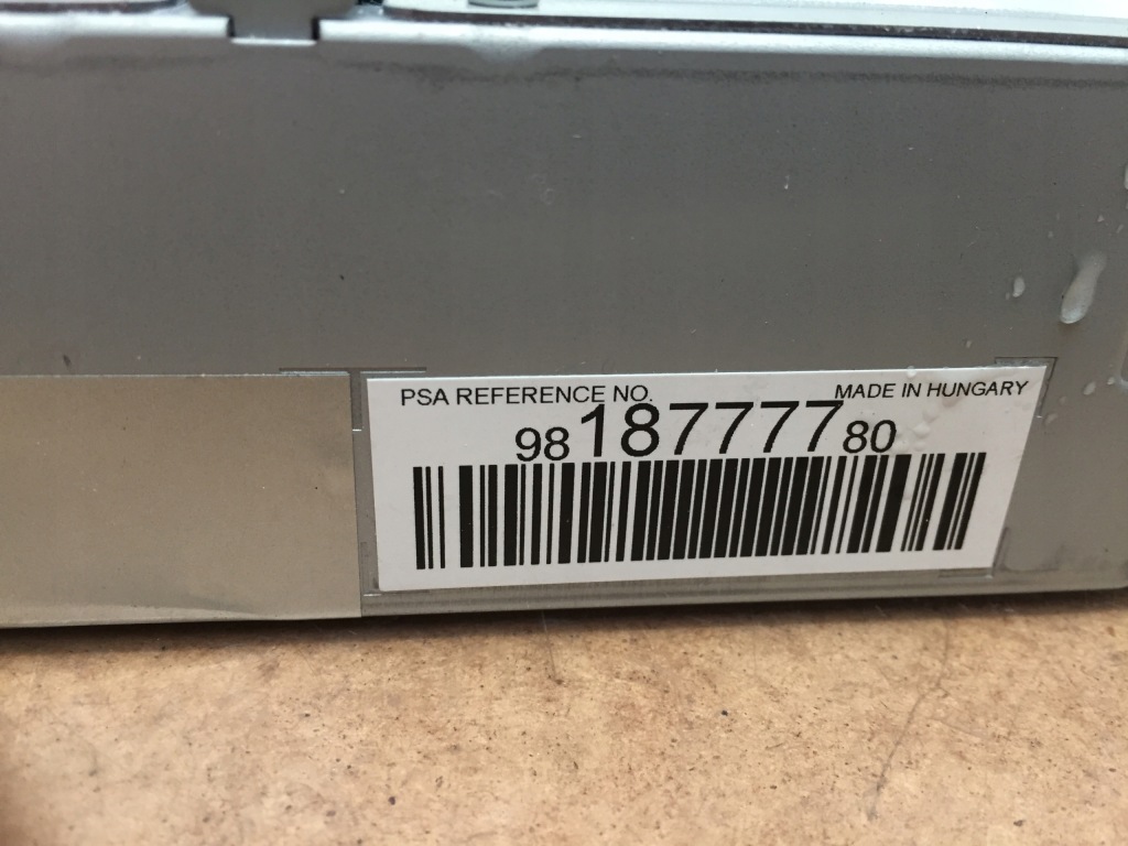 фото №3, Citroen c3 iii радио заводской 9818777780