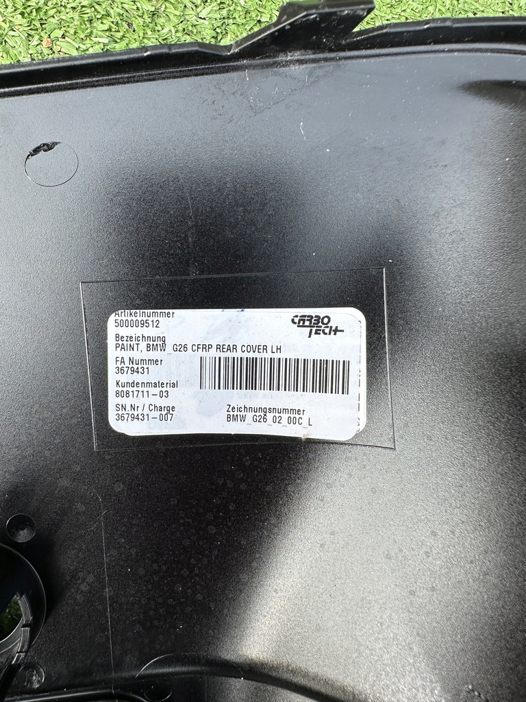 фото №9, Bmw 4/i4 g26 m-pakiet накладка карбон правий лівий