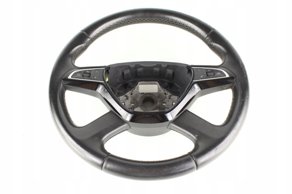 фото №13, Повітропровід шкіряний шкіра skoda octavia iii 12-16 4 спицевий