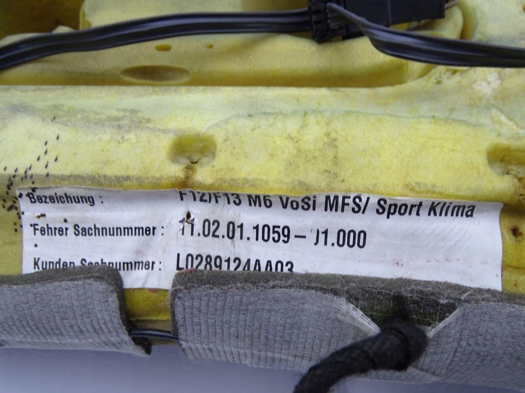 фото №7, Bmw 6 m6 f12 cabrio 10-18 губка сиденье сиденье вентилируемые с подогревом