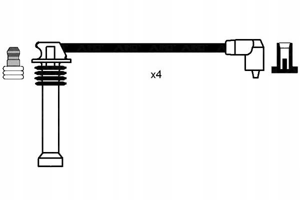 фото №4, Набор трубопровод зажигания ngk 8542