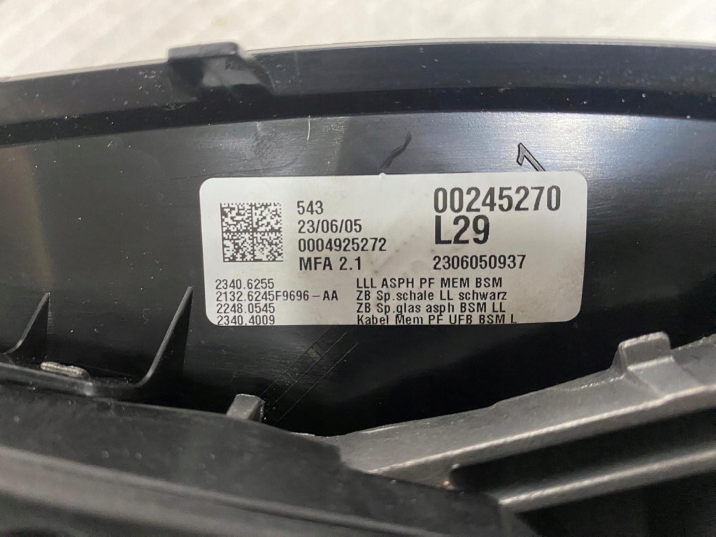 Зеркало левая mercedes eqa 16 pin камера 8 + 8 с Разборки