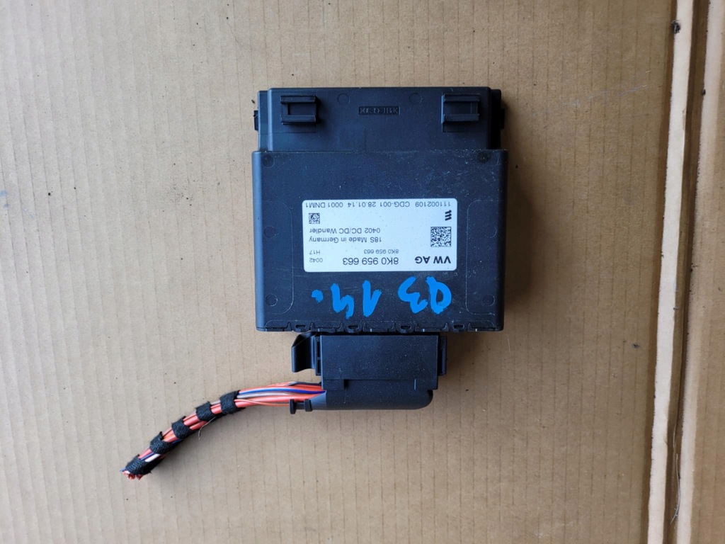 фото №1, Модуль напряжения audi q3 8u 8k0959663