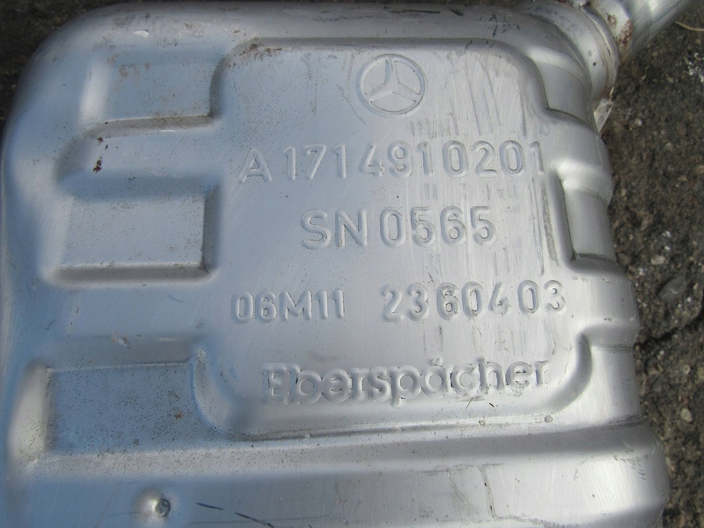 фото №7, Глушники кінцеві вихлоп mercedes-benz slk r171 171 3.5 v6 a1714910201