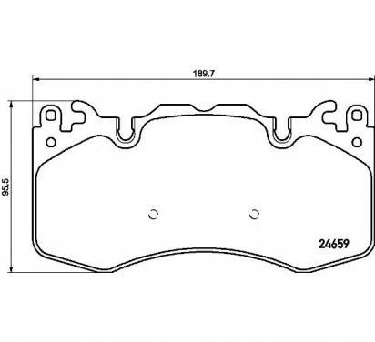 фото №1, Brembo тормозные колодки тормозные land rover discovery v