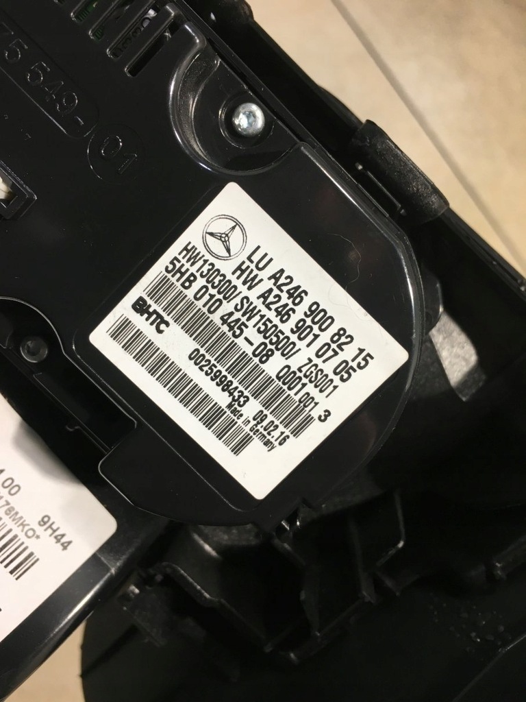 фото №9, Туннель средний панель обдув w176 fl a1766807100 a2469008215