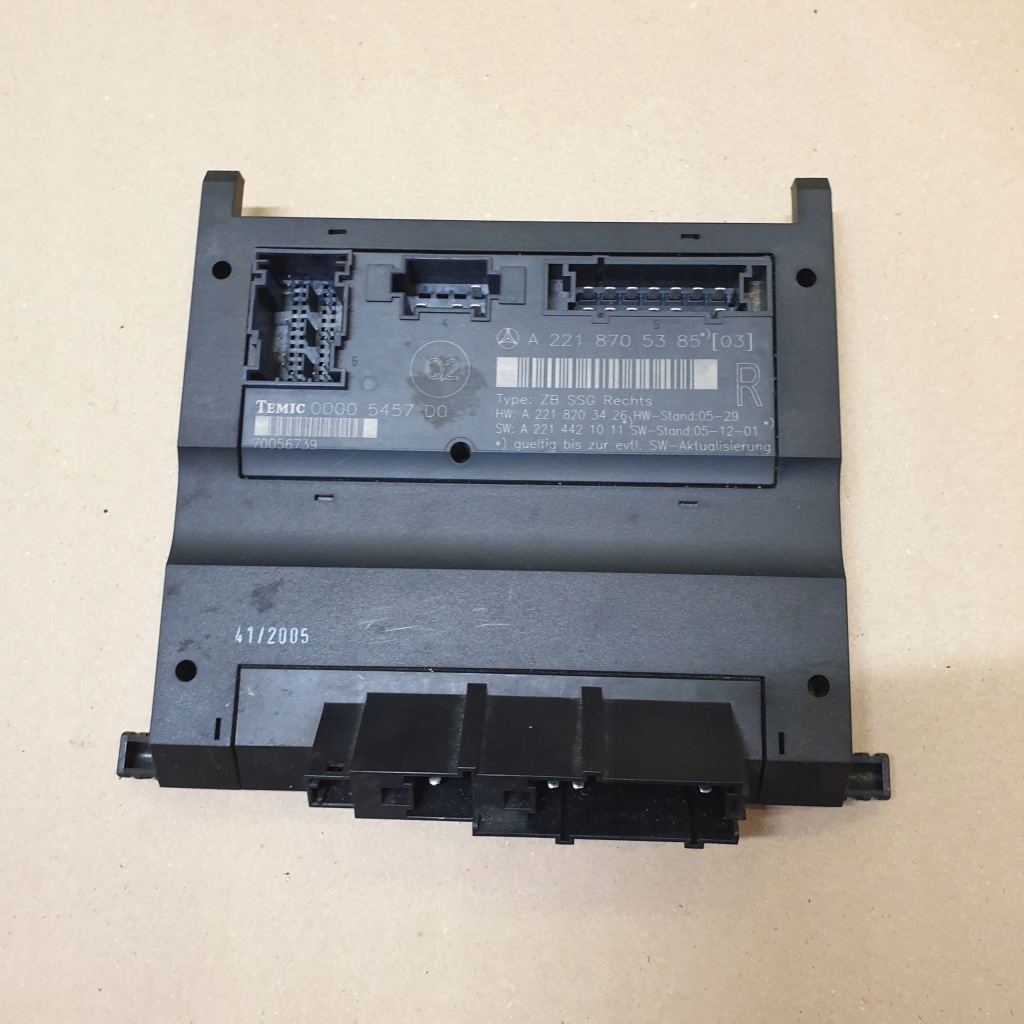 фото №1, Блок керування модуль сидіння правий mercedes s w221 оригінальний номер